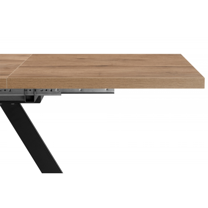 Обеденные столы, Деревянный стол Райн 32 116(160)x77 (черные ноги)