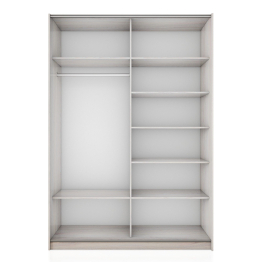 Шкаф-купе Прайм 2-х дверный ДСП/Доводчики 160х57х230