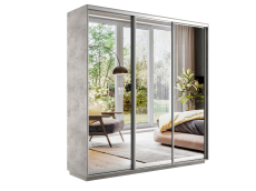 Шкафы-купе 3-х дверные, Шкаф-купе Экспресс Экспенс трио 2200 x 2100 x 450