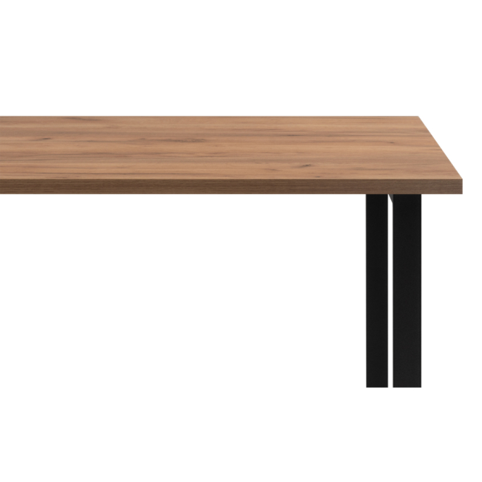Обеденные столы, Деревянный стол Лиман 140 х 80 (черные ноги)