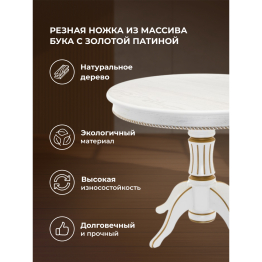 Деревянный стол Павия 100