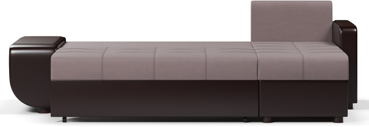 Диван-кровать угловой Атланта со столиком еврокнижка,велюр+экокожа