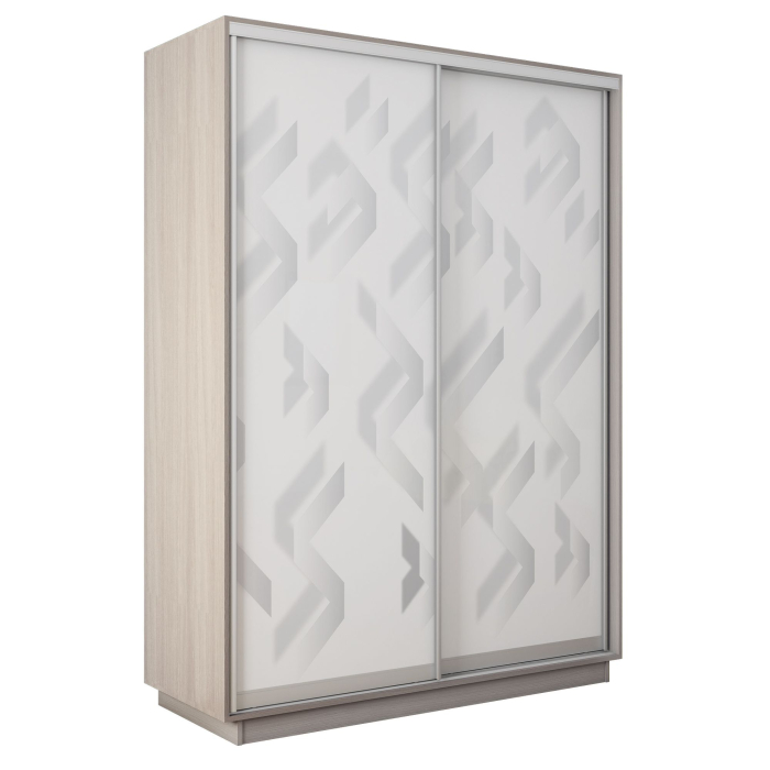 Шкафы-купе 2-х дверные, Шкаф-купе Экспресс 2-х дверный Фотопечать Ленты Стекла 140х45х240