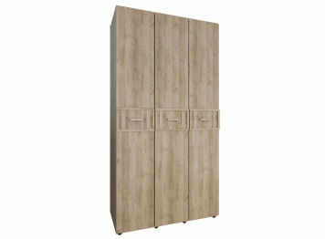 Спальня Scandica Oslo (модуль 444) Шкаф для одежды и белья 3-дв Стандарт