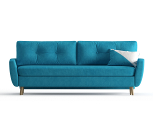 Диван-кровать Норфолк, независимый пружинный блок, велюр