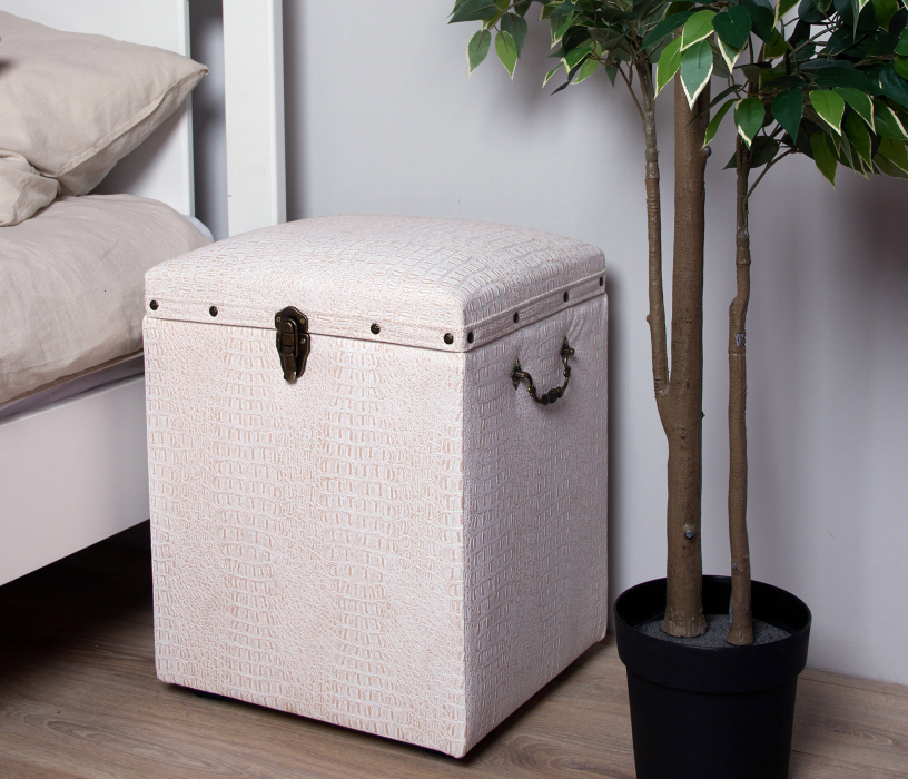 Банкетка в прихожую, Банкетка вертикальная Светлая