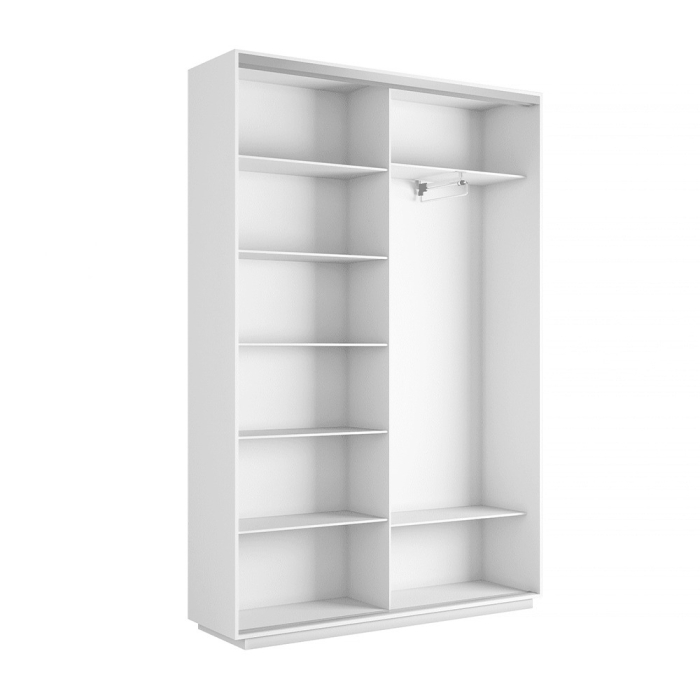 Шкафы-купе 2-х дверные, Шкаф-купе Экспресс 2-х дверный Фотопечать Квадрат Стекла 160х45х220