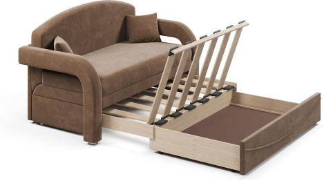 Детский диван Алекс выкатной, велюр