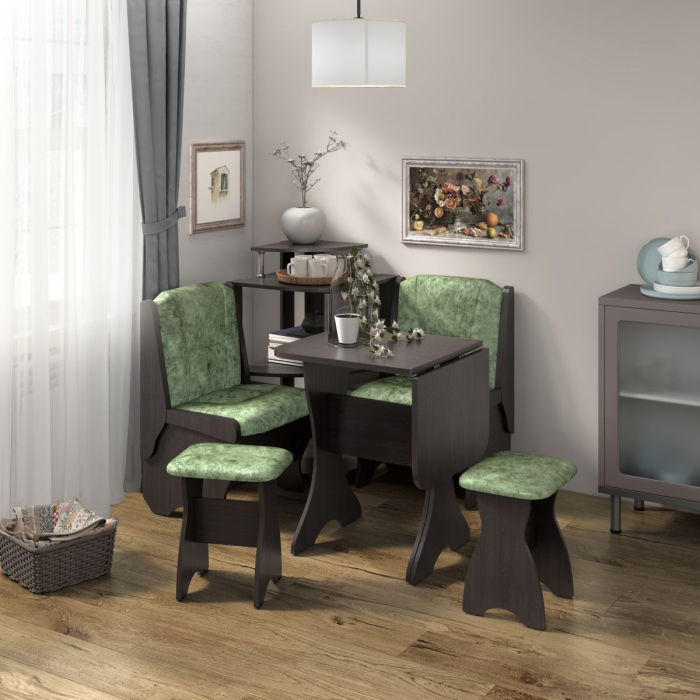 Кухонные уголки, ЛОТОС Скамья 550 Комплектация№4 Велюр