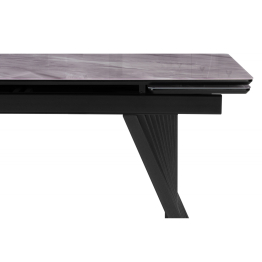 Стеклянный стол Вейв 140(200)х80