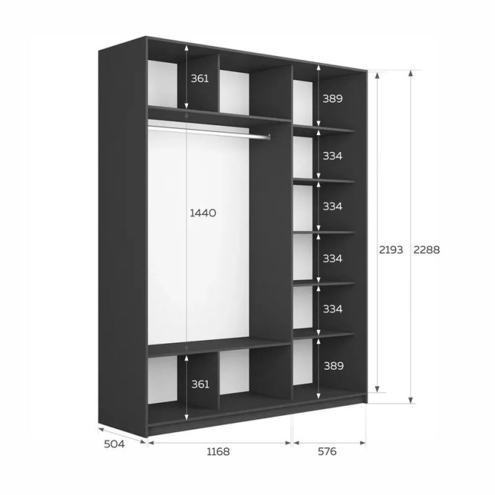 Шкафы-купе 3-х дверные, Шкаф-купе Прайм 3-х дверный Фотопечать Ленты Стекла/Доводчики 180х57х230