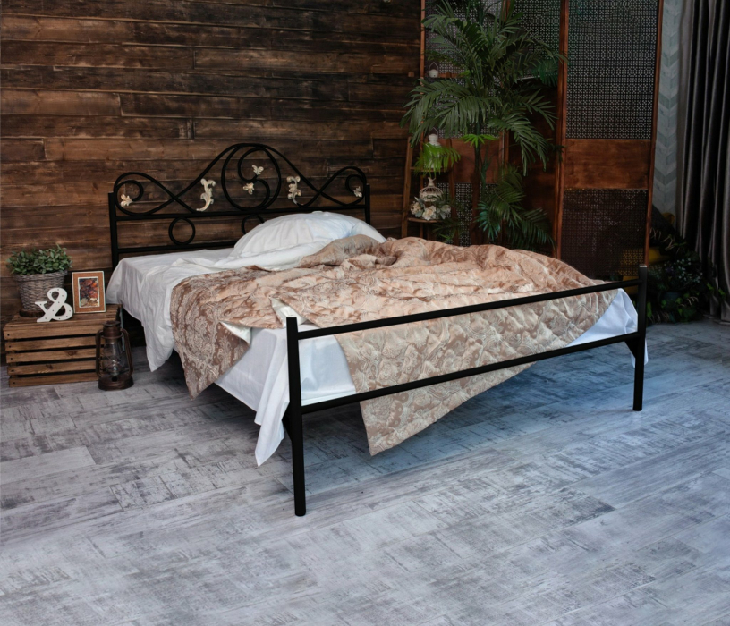 Кованые кровати, Кованая кровать Венеция 1.4 с одной спинкой