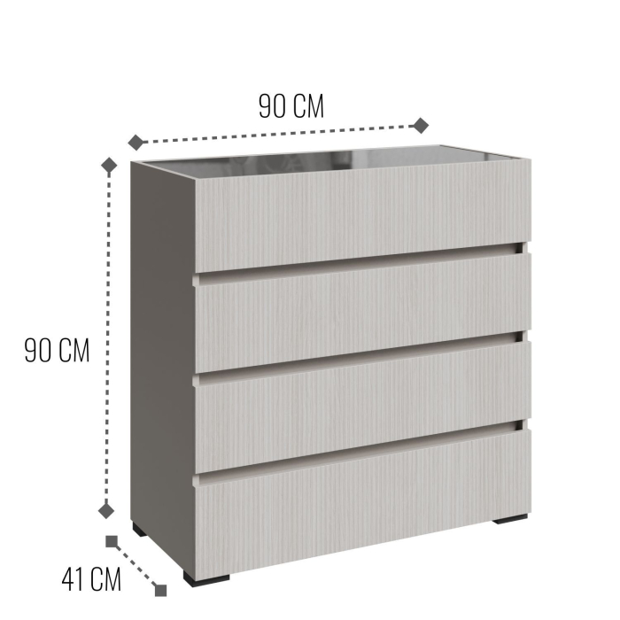 Комоды, Комод для вещей 90.1х42.1x90.2 см