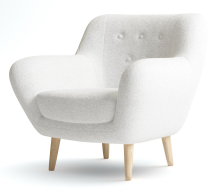 Кресло для отдыха, Кресло Элефант мягкое, Искусственный мех