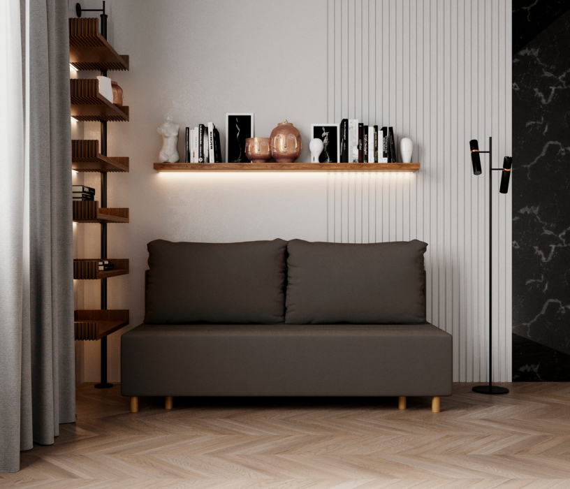 Диваны еврокнижки, Прямой диван Лофт,еврокнижка,велюр