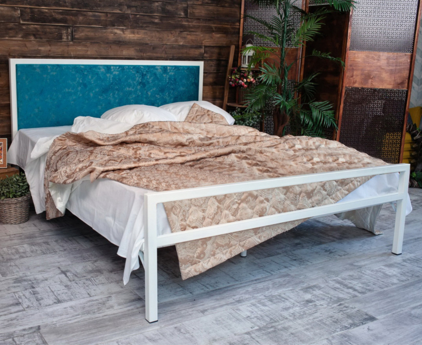 Кровати 160х200, Кровать в стиле лофт Лоренцо 1.6 (Белый)