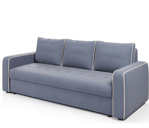 Диван-кровать прямой Атланта с кантом еврокнижка,велюр