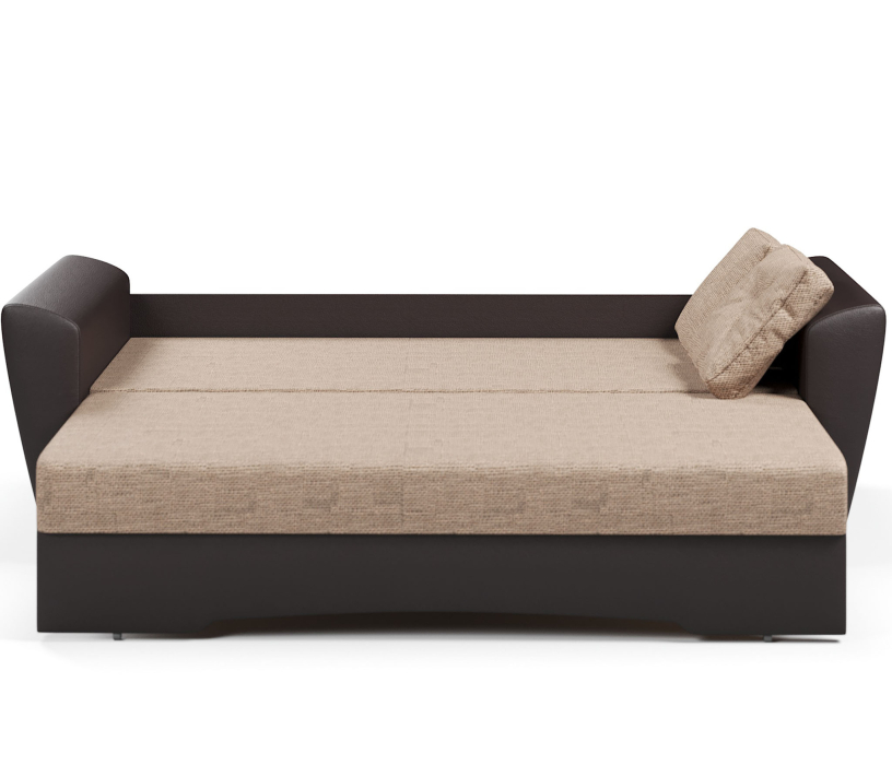 Диваны прямые, Диван-кровать прямой Амстердам еврокнижка,рогожка+экокожа