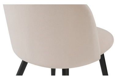 Стул Gabi black/gold