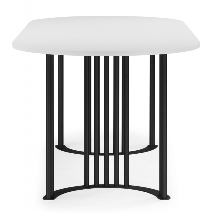 Обеденные столы, Стол Хьюго О 160 х 90 (черные ноги)