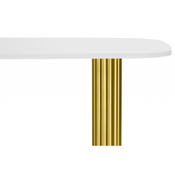 Обеденные столы, Деревянный стол Бавария 180*90 (золотые ноги)