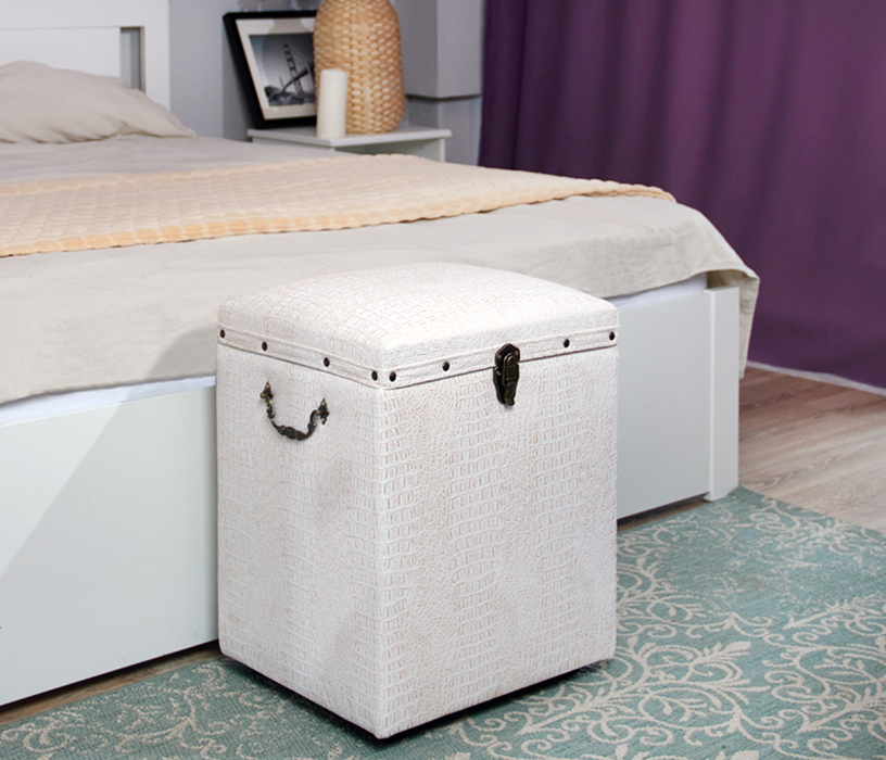 Банкетка в прихожую, Банкетка вертикальная Светлая