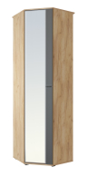 Угловые шкафы, Шкаф угловой Эмилия ЭЛ-14К с зеркалом