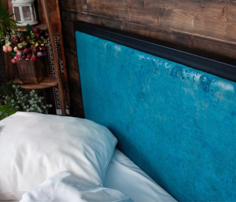 Кровати 90 см, Кровать в стиле лофт Лоренцо 0.9 (Черный)