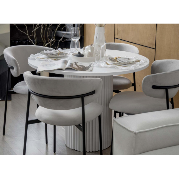 Обеденные столы, Стол Барел 100 (белые ноги)