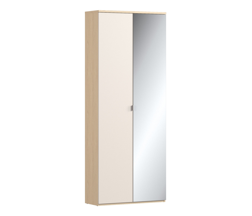 Для одежды, Шкаф 2 дверный Афина СБ-3313 Дуб Винченца/Кашемир серый