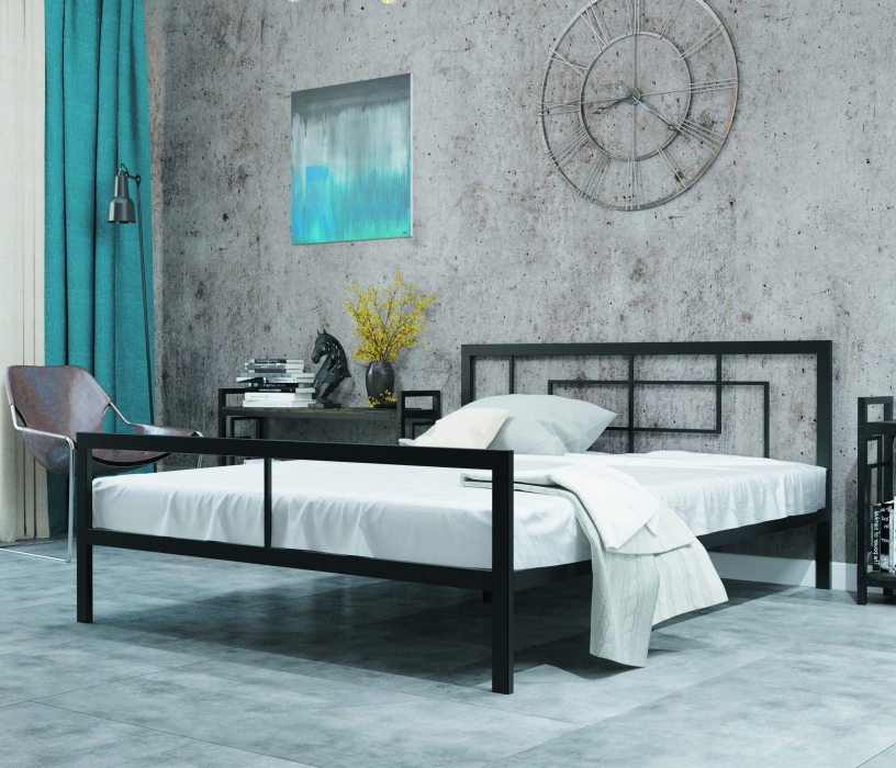 Кровати 90 см, Кровать в стиле лофт Кантерано 0.9