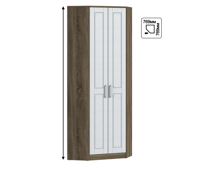 Угловые шкафы, Шкаф угловой Илона (Прованс) СБ-2799