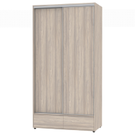 Шкафы-купе 2-х дверные, Шкаф-купе 2-дв  MOD 1200 лдсп/лдсп  (в2390*ш1232*г620)