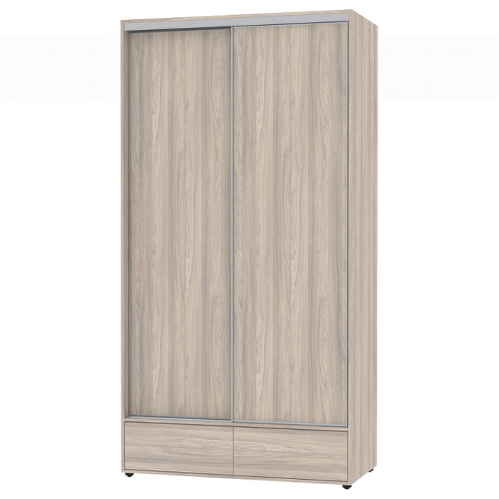 Шкафы-купе 2-х дверные, Шкаф-купе 2-дв  MOD 1200 лдсп/лдсп  (в2390*ш1232*г620)