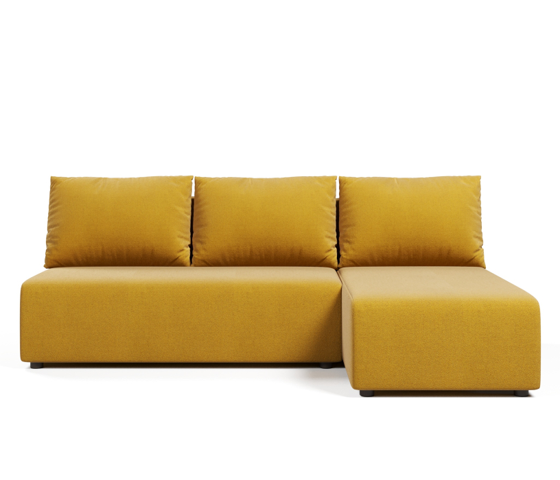 Диваны угловые, Угловой диван-кровать Каир (Комо, Крит), велюр