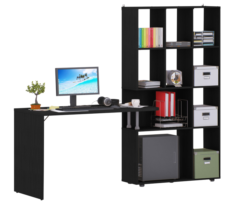 Письменные столы, Стеллаж со столом Техно СБ-2303 Феррара