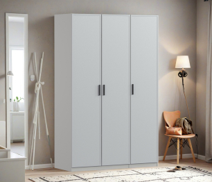 Шкаф трехдверный Макс 1500 мм, вариант №2 (ЛДСП/МДФ)