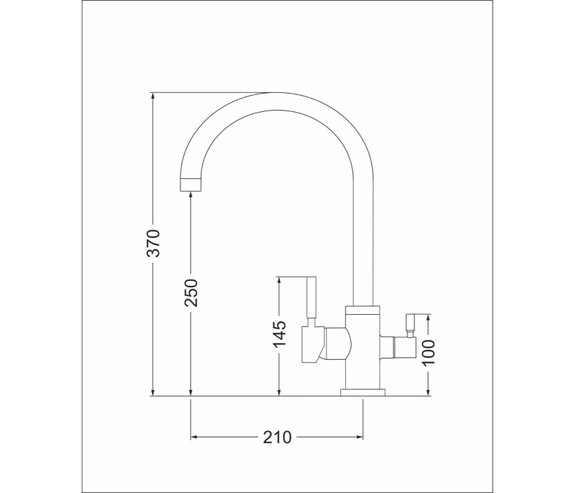 Смесители, Смеситель ЕСB - 3007 PVD