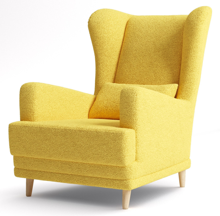 Кресло для отдыха, Кресло Барон для отдыха, Искусственный мех