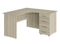 Угловые, Стол с тумбой ОФ-10+ОФ-20