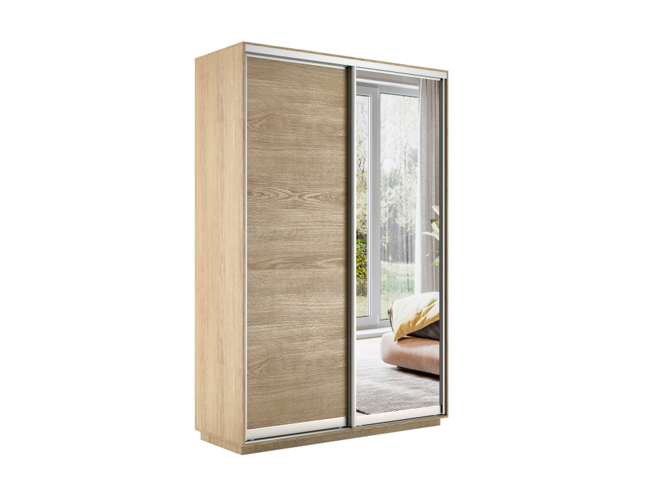 Шкафы-купе 2-х дверные, Шкаф-купе Экспресс Медиум дуо 2200 x 1200 x 450