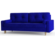 Диваны с ящиком для белья, Диван-кровать Belfast, независимый пружинный блок, велюр