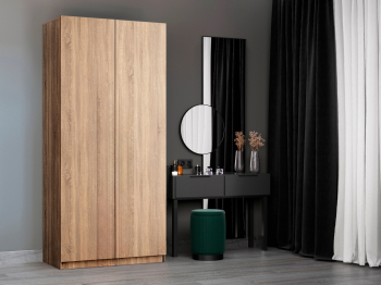 Шкаф распашной Локер 2-х дверный с полками