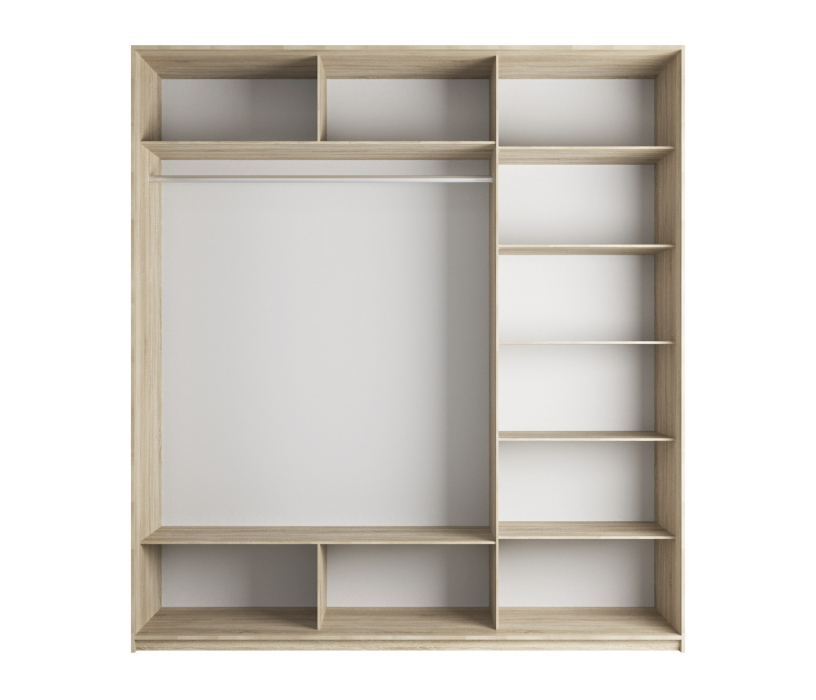 Шкафы-купе, Шкаф-купе Экспресс Элемент трио 2400 x 2400 x 600