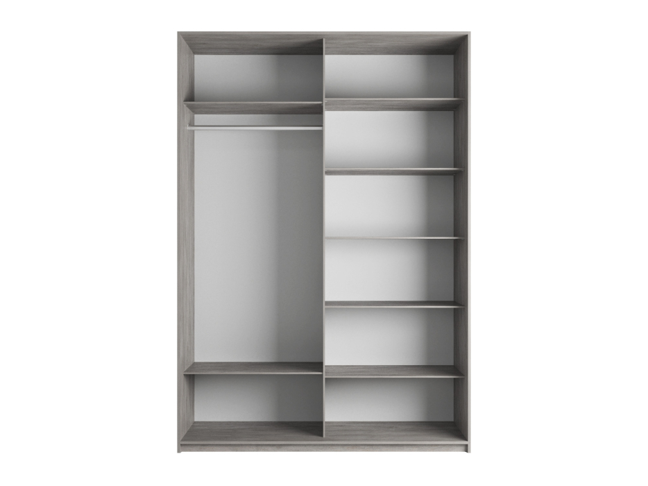 Шкафы-купе 2-х дверные, Шкаф-купе Прайм 2-х дверный Фотопечать Шелк Стекла/Доводчики 120х57х230