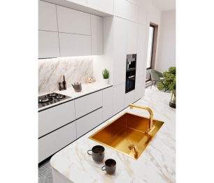 Мойка универсального монтажа EMB-125A PVD Nano