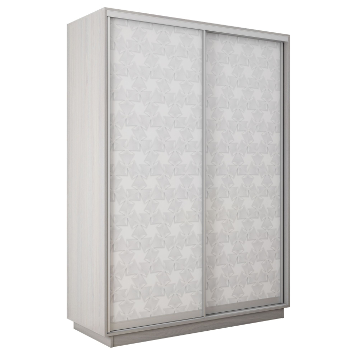 Шкафы-купе 2-х дверные, Шкаф-купе Экспресс 2-х дверный Фотопечать Калейдоскоп Стекла 160х45х220