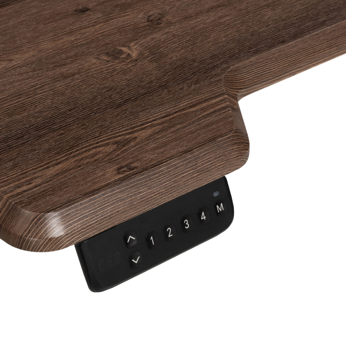 Прямые компьютерные столы, Компьютерный стол Маркос с механизмом подъема 140х80х75, белый