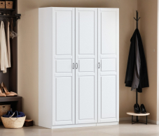 Для одежды, Шкаф трехдверный Макс 1500 мм, вариант №1 (ЛДСП/МДФ)