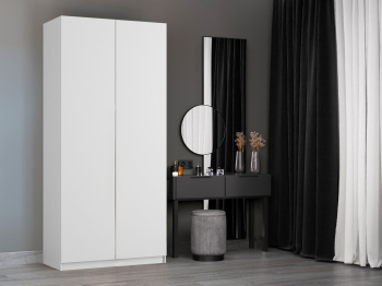 Шкаф складной Е1 Локер ("Гармошка" с системой Push to Move/Правый)101х52,5х220 см, с модулем